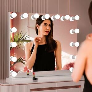 Hollywood Vanity Extra Large Make Up Mirror with Lights Bluetooth LED Light Up