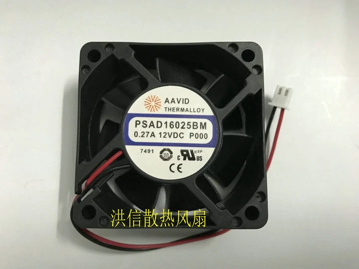 AAVID THERMALLOY PSAD16025BM DC12V 0.27A 6Cm S9 inverter cooling fan - Image 1 of 1