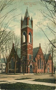TRINITY METODIST M.E. POSTAL IGLESIA, NEW HAVEN CONNECTUCUT, DE COLECCIÓN - Imagen 1 de 2