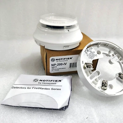 NOTIFIER NP-200-IV SMOKE DETECTOR NP-200-IV BRAND NEW IN BOX "WHITE"