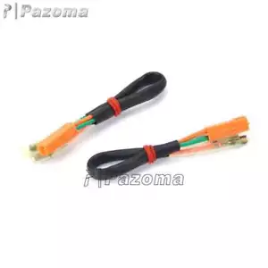 Turn Signal Adapter Plug Indicator Cables For Kawasaki Ninja ZZR Z1000 Z750 Z800 - Picture 1 of 6
