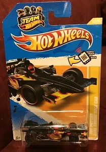 Hot Wheels 2012 Nuevos Modelos 2011 Indy Car Oval Course Race Car NEGRO - Imagen 1 de 2
