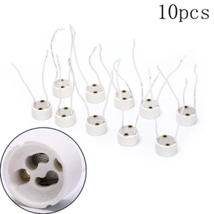 10x LED strip GU10 socket for halogen ceramic light bulb wire connector ho·:J - Picture 1 of 7