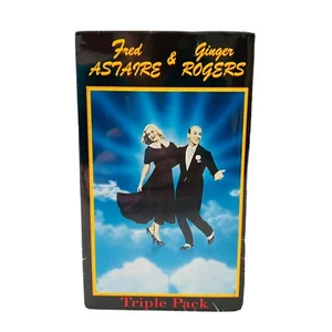 Fred Astaire & Ginger Rogers Triple Pack VHS Movies | Shall We Dance Swing Time - Picture 1 of 5