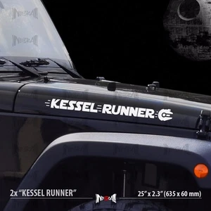 2x KESSEL RUNNER Millennium Falcon Squadron Car Vinyl Sticker Decal - Bild 1 von 3