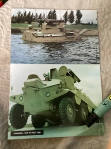 ANCIENNE PHOTO MILITAIRE POSTER AUTO MILITAIRE ARMÉE CHAR PANHARD VCR TH HOT 6X6 - Imagen 1 de 1