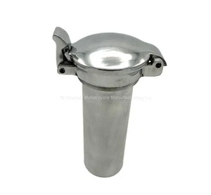 POLISHED 2.5" "ASTON" FUEL CAP - WITH 6" ALUMINIUM FILLER NECK - UK SUPPLIED - Picture 1 of 6