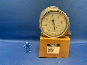NOSHOK 40-500-300-psi 4" Stainless Steel Case Glycerin Gauge 1/2" NPT Bottom - Picture 1 of 5