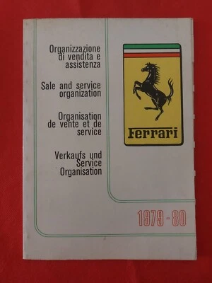 Ferrari Libretto Organizzazione Di Vendita E Assistenza 1979-80 - Immagine 1 di 4