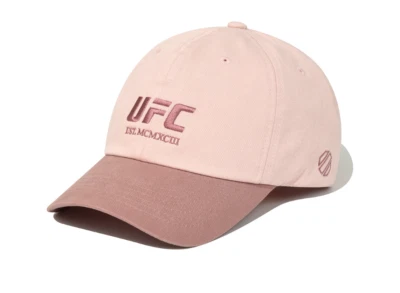 Gorra de bola bicolor UFC rosa polvorienta U2HWU3306RP Foto 1 de 4