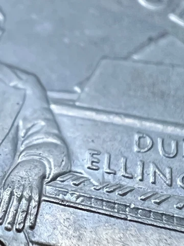 2009 P District Of Columbia Quarter Reverse Die Clash Error, DC & US Territories Cover