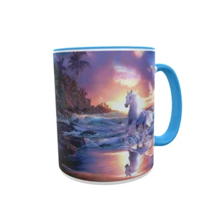 Pferd 2 - Zwei-Farben Tasse - Kaffee - Tee - Tasse - Mug - Kakao - Bild 1 von 16