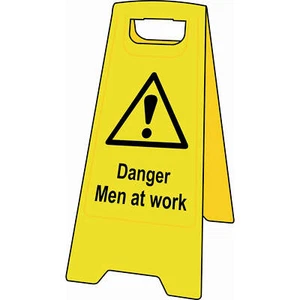 Scan Heavy Duty A-Board Sign - Men At Work - Picture 1 of 1