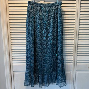 Falda para mujer talla 3X verde azulado - Imagen 1 de 7