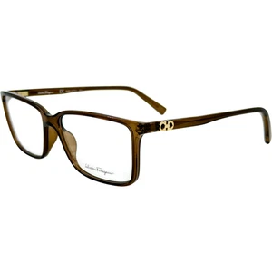 Marco de gafas de plástico para hombre Salvatore Ferragamo SF2894 210 cristal marrón 56-15 - Imagen 1 de 5