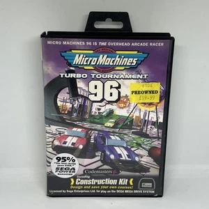 Sega Megadrive Micro Machines Turbo Tournament 96 Game PAL Boxed NO MANUAL - Picture 1 of 5