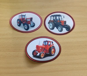 3 St. Bügelflicken Aufbügler Patches Aufbügelflicken Traktoren Belarus - Bild 1 von 1