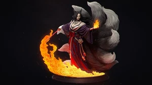 Kasumi Tanoue | 3D Printed Figure | Painted | TTRPG | Collectable | Art Piece - Picture 1 of 9