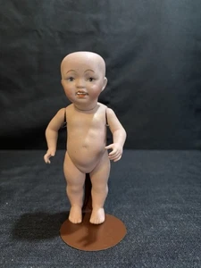 6 3/4” Antique Japanese Bisque Morimura Brothers jointed doll figure - Picture 1 of 7