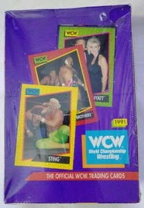 1991 Impel WCW Wrestling Official Trading Cards NEW IN WAX BOX 36 Sealed Packs - Bild 1 von 20