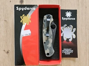 Spyderco Para Military 2 Digital Camo G10 Black Messer Klappmesser ✔️ 01SP698 - Bild 1 von 7