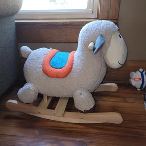 B. toys Wooden Rocking Lamb/sheep Rockers  - Picture 1 of 6