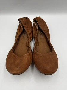 Ballerine ballerine Lucky Brand Erin da donna taglia 8 in pelle marrone - Foto 1 di 6