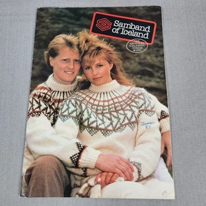 Samband of Iceland Strickpullover Schnittmuster für Familie 80er Jahre Erwachsene Kinder 16 - Bild 1 von 7