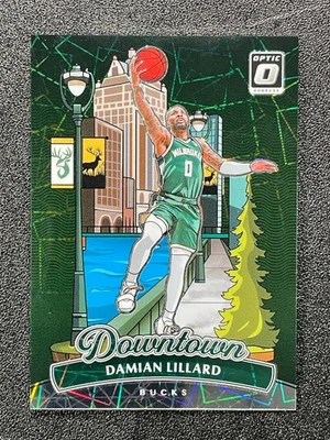 2024-25 Panini Donruss Optic Damian Lillard #12 Velocity Downtown Estuche Hit SSP Foto 1 de 2