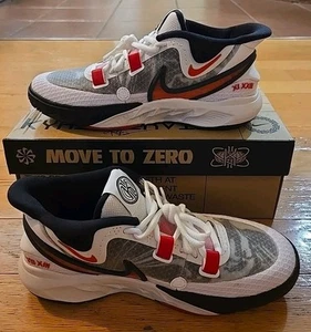 NIKE KYRIE 8 GO GS Blanco/Rojo Universitario-Negro NIÑOS TALLA 6Y DQ8076 100 - Imagen 1 de 7