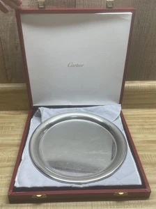 Cartier Zinnteller Rentner IBM Mitarbeiterteller 11" 1990er poliert Silber Optik - Bild 1 von 12