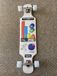 Madrid Longboard Freeride Double KicksSymmetrical Shape Custom Grip 41”X9.5” New - Picture 1 of 8