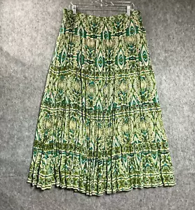 Jone NY Rock Damen Extra Large Grün Geometrisch Stufen Pull On Maxi Fließend Boho - Bild 1 von 11