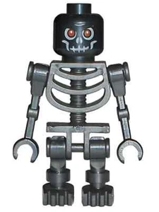 Lego Black Skeleton Era Castle Minifigure 7079 7092 7094 - Picture 1 of 2