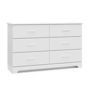 Storkcraft Brookside 6 Drawer Double Dresser (White) – GREENGUARD Gold... - Picture 1 of 5