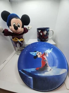 Disney Zauberlehrling Sammelteller. Plüschpuppe.     Kaffeebecher. Glas. - Bild 1 von 16