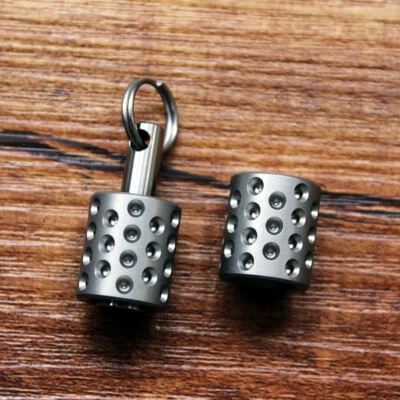 EDC Knife Tool Beads Titanium Paracord Beads Lanyard Pendant Zipper Head DZ-MK4 - Image 1 of 4