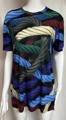 Camiseta Original Unisex Christopher Kane Estampado Cable Talla XLARGE Usada Una Vez Foto 1 de 4