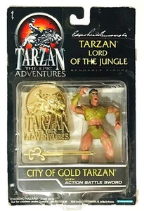 VINTAGE TRENDMASTERS TARZAN LORD OF THE JUNGLE GOLD TARZAN NEW SEALED CARD RARE - Picture 1 of 2