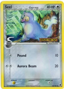 Seel (Delta Species) 62/101 Dragon Frontiers Reverse Holo - Foto 1 di 2
