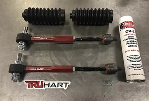 TruHart Spherical Outer / Inner Tie Rod w/ Redline Grease For 94-01 Integra DC2 - Picture 1 of 6