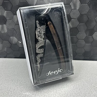 DEEJO TATTOO BLACK 37g DRAGON POCKETKNIFE - Image 1 of 4