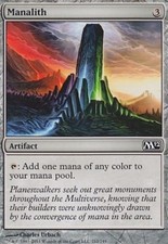 *FOIL* Manalith 1x MtG m12 2012 Core ENGLISH SP/NM
