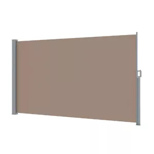 Instahut Side Awning Sun Shade Outdoor Blinds Retractable Screen 1.8X3M Brown - Picture 1 of 6