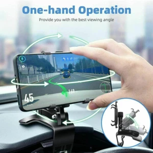 Universal Car Dashboard Mount Holder Stand Clamp Cradle For Cell Phone iPhone - Picture 1 of 11