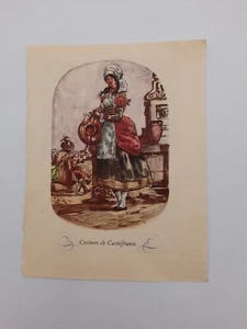 Clipping Ritaglio Illustrazione Costume de Castelfranco - Picture 1 of 1