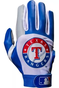 Franklin MLB Texas Rangers Pair of Youth Batting Gloves Youth Size M/L - Picture 1 of 2
