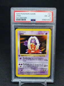 1999 Jynx 31/102 Base Set 1st Edition PSA 6 EX-MT Pokemon TCG - Picture 1 of 2