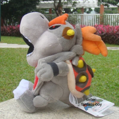 Super Mario Plush Bone Dry Bowser 7.5“ JR Koopa Son Cuddly Stuffed Toy Soft Doll - Image 1 of 4