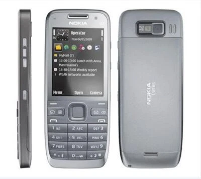Unlocked Nokia E52 3G Cell Phone Camera 3.2mp Bluetooth Wifi Gps Original Mobile - Image 1 of 4